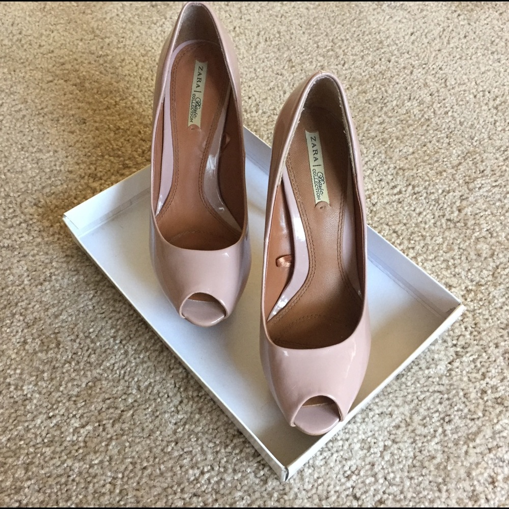Zara Nude Heels